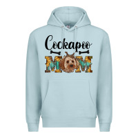 Blue Mist cockapoo mom western Premium Hoodie - RanaPortraitStore