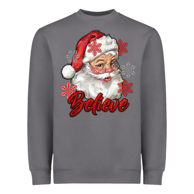 Santa Believe Heavyweight Sweatshirt by RanaPortraitStore | Teevron