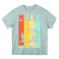 Arona fishing t  shirt milf man i love fishing t  shirt Heavy Core Tee - baoMotion