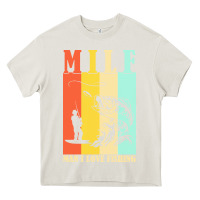 Cream fishing t  shirt milf man i love fishing t  shirt Heavy Core Tee - baoMotion