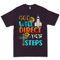 Plum God Will Direct Your Steps Premium Tee - BundleAndBundleShop