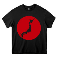 Black japan island Heavy Core Tee - baoMotion