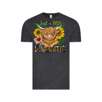 Vintage Black just a little dramatic Vintage Tee - CowhideDigitalArt