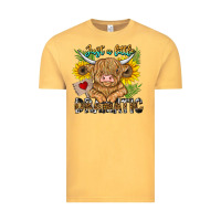 Vintage Mustard just a little dramatic Vintage Tee - CowhideDigitalArt