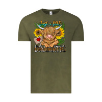 Vintage Olive just a little dramatic Vintage Tee - CowhideDigitalArt
