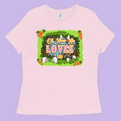 Oh How He Loves Us Easter Day Ladies Tee Designed By Lillyallendesigns