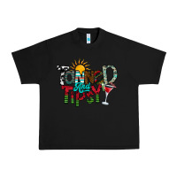 Black Tanned And Tipsy Urban Heavy Tee - CowhideDigitalArt