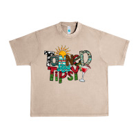 French Oak Tanned And Tipsy Urban Heavy Tee - CowhideDigitalArt