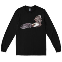 Black mexican free tailed bat Long Sleeve Tee - LillyAllenDesigns