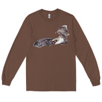 Chestnut mexican free tailed bat Long Sleeve Tee - LillyAllenDesigns