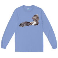 Colony Blue mexican free tailed bat Long Sleeve Tee - LillyAllenDesigns