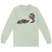 Matcha mexican free tailed bat Long Sleeve Tee - LillyAllenDesigns