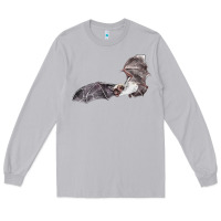 Moon Dust mexican free tailed bat Long Sleeve Tee - LillyAllenDesigns