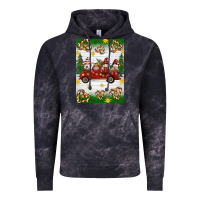 Cloud Black christmas gnomes truck Vintage Hoodie - Artiststas