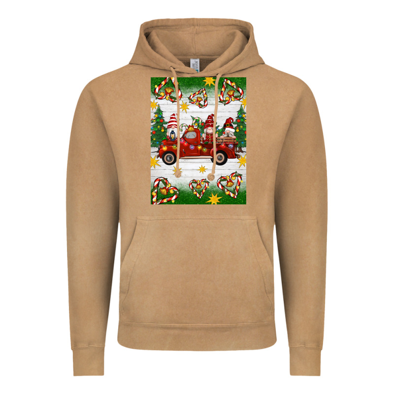 Christmas Gnomes Truck Vintage Hoodie by Artiststas | Teevron