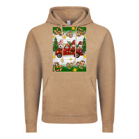 Vintage Coffee christmas gnomes truck Vintage Hoodie - Artiststas