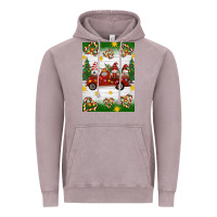 Vintage Zinc christmas gnomes truck Vintage Hoodie - Artiststas