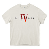 Cream Diablo 4 Gämë Online Heavy Core Tee - baoMotion
