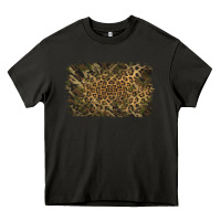 Asphalt Camouflage Leopard Background Heavy Core Tee - Jasminsmagicworld