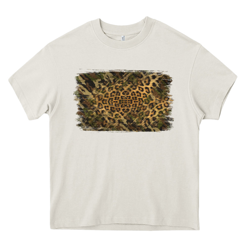 Camouflage Leopard Background Heavy Core Tee by Jasminsmagicworld | Teevron