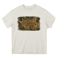 Cream Camouflage Leopard Background Heavy Core Tee - Jasminsmagicworld
