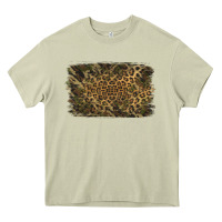Mossy Camouflage Leopard Background Heavy Core Tee - Jasminsmagicworld
