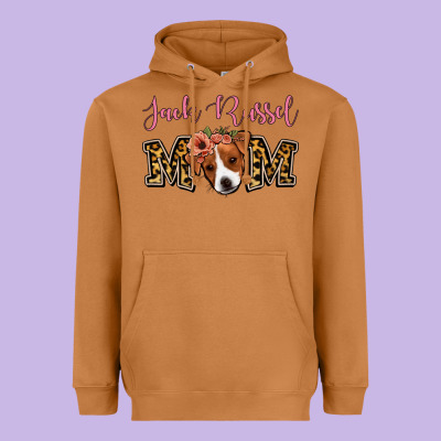 Jack Russel Mom Heavyweight Hoodie Designed By Jasminsmagicworld
