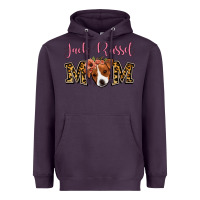 Plum Jack Russel Mom Heavyweight Hoodie - Jasminsmagicworld