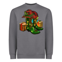 Storm cowboy hat with boots christmas Heavyweight Sweatshirt - RanaPortraitStore