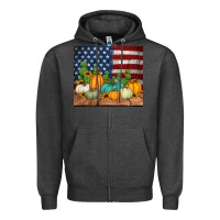 Charcoal Heather fall themed american tumbler Zipper Hoodie - Jasminsmagicworld