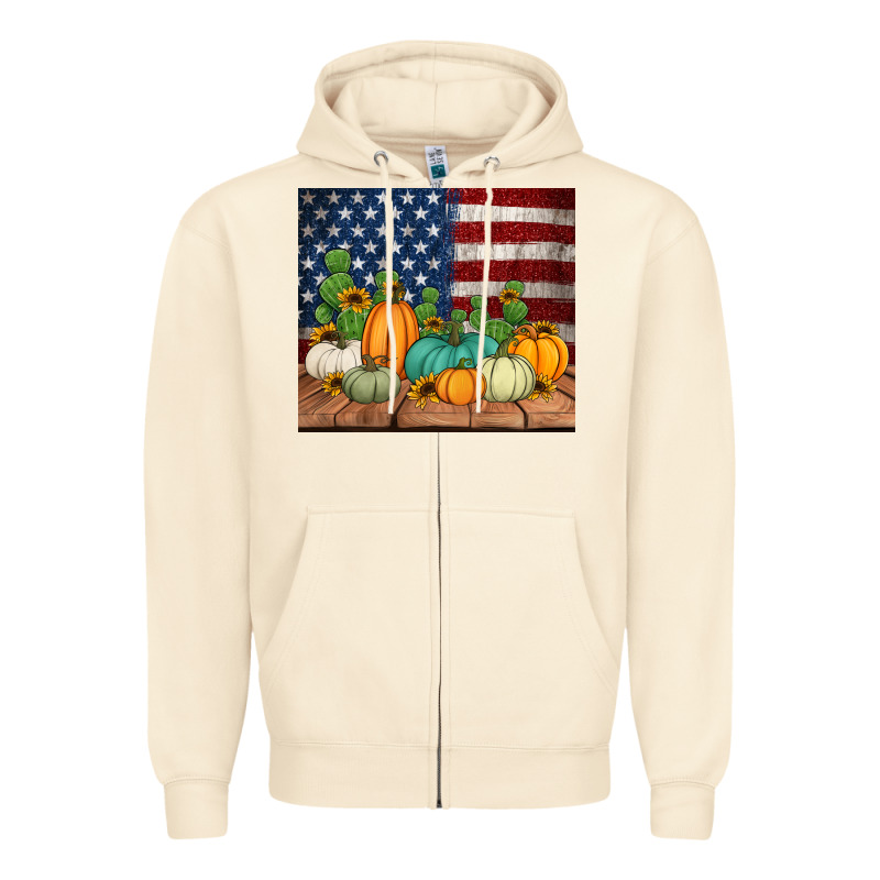 Fall Themed American Tumbler Zipper Hoodie by Jasminsmagicworld | Teevron