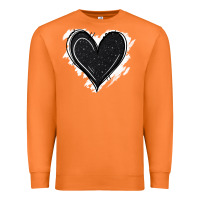 Carrot black glitter heart Premium Sweatshirt - Jasminsmagicworld