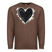 Chestnut black glitter heart Premium Sweatshirt - Jasminsmagicworld