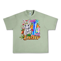 Oil Green MY easter Urban Heavy Tee - CowhideDigitalArt