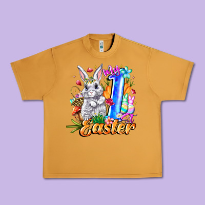 My Easter Urban Heavy Tee Designed By Cowhidedigitalart