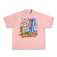 Salmon MY easter Urban Heavy Tee - CowhideDigitalArt