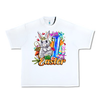 White MY easter Urban Heavy Tee - CowhideDigitalArt