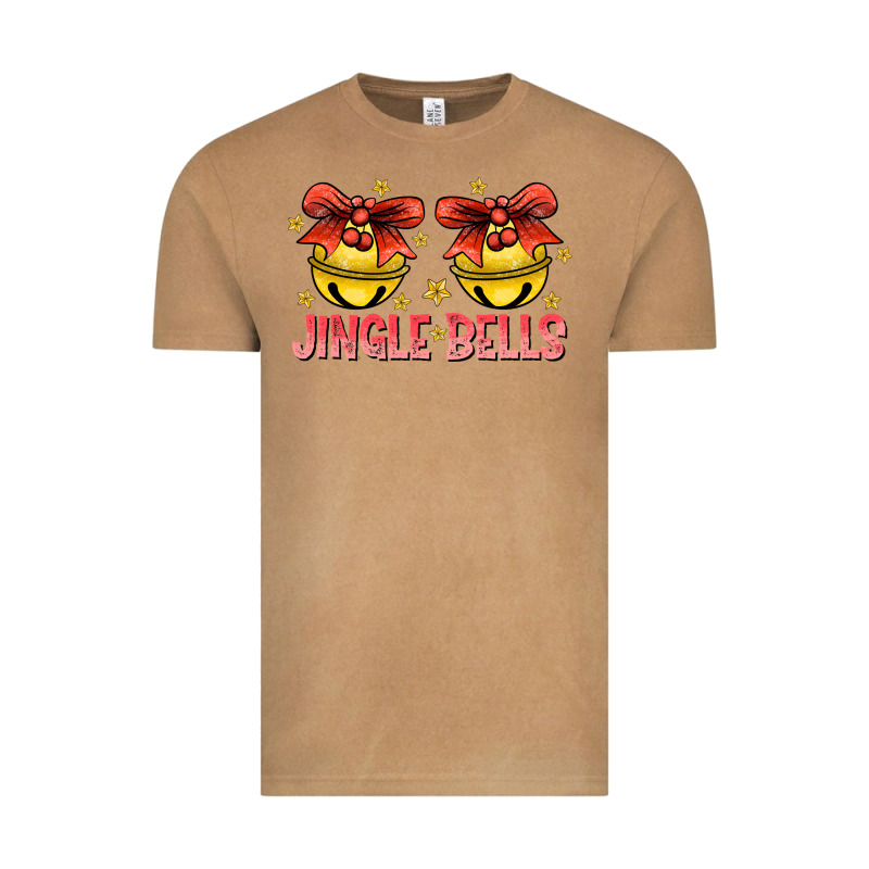 Jingle Bells Vintage Tee by CowhideDigitalArt | Teevron