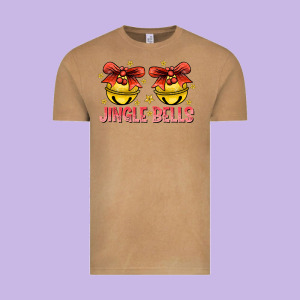 Jingle Bells Vintage Tee Designed By Cowhidedigitalart