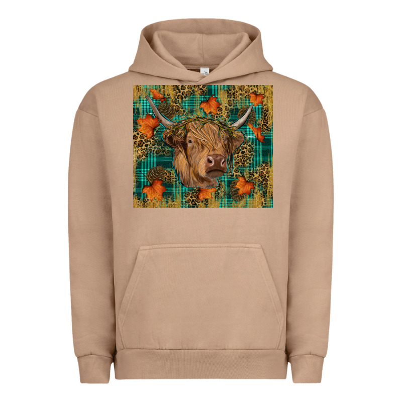 Fall Highland Cow Tumbler Urban Hoodie by RanaPortraitStore | Teevron