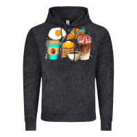 Vintage Black Breakfast Coffee Cups Vintage Hoodie - Artiststas