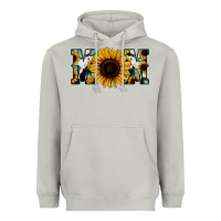 Moon Dust Sunflower Cowhide Mom Heavyweight Hoodie - Jasminsmagicworld