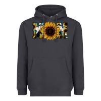 Smoke Sunflower Cowhide Mom Heavyweight Hoodie - Jasminsmagicworld