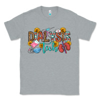 Heather Grey dialysis tech Classic Tee - OliviaCreatesArt