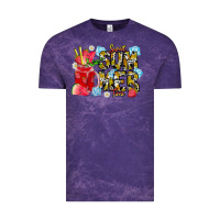 Cloud Purple sweet summer time Vintage Tee - CowhideDigitalArt