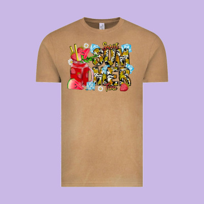 Sweet Summer Time Vintage Tee Designed By Cowhidedigitalart