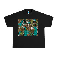 Black Longhorn Pattern Urban Heavy Tee - CowhideDigitalArt