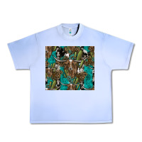 Grape Ice Longhorn Pattern Urban Heavy Tee - CowhideDigitalArt