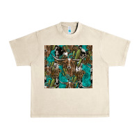 Sandshell Longhorn Pattern Urban Heavy Tee - CowhideDigitalArt