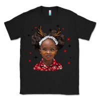 Black christmas african girl Classic Tee - BarkalooDesign
